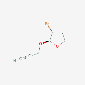 (+/-)-trans-3-Bromotetrahydro-2-(2-propynyloxy)-furanͼƬ