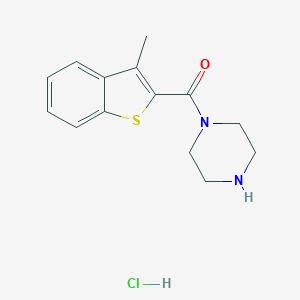 1-(3-methyl-1-benzothiophene-2-carbonyl)piperazine hydrochlorideͼƬ