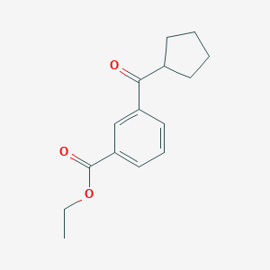 3-Carboethoxyphenyl cyclopentyl ketoneͼƬ