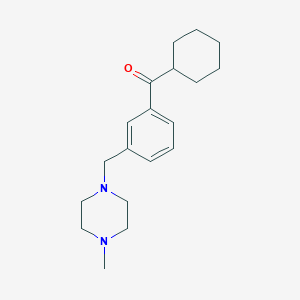 cyclohexyl 3-(4-methylpiperazinomethyl)phenyl ketoneͼƬ