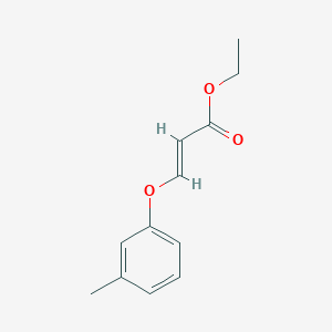 ethyl(2E)-3-(3-methylphenoxy)prop-2-enoateͼƬ