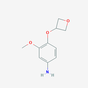 3-Methoxy-4-(oxetan-3-yloxy)anilineͼƬ