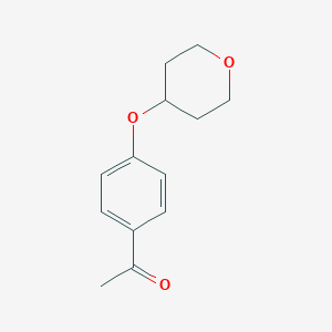 1-[4-(Oxan-4-yloxy)phenyl]ethan-1-oneͼƬ