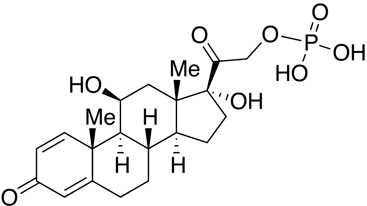 11,17-dihydroxy-21-(phosphonooxy)-Pregna-1,4-diene-3,20-dioneͼƬ