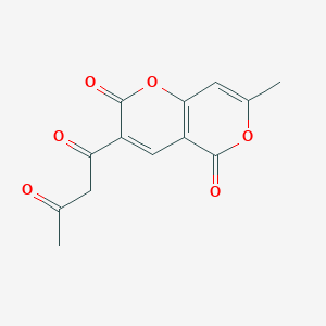 3-Acetoacetyl-7-methyl-2H,5H-pyrano[4,3-b]pyran-2,5-dioneͼƬ