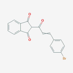 2-(3-(4-Bromophenyl)prop-2-enoyl)indane-1,3-dioneͼƬ