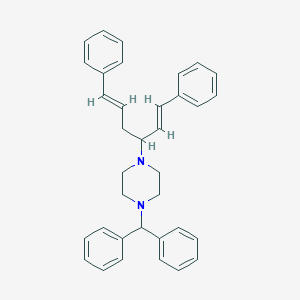 1-(Diphenylmethyl)-4-[(1RS,3E)-4-phenyl-1-[(E)-2-phenylethenyl)-3-buten-1-yl]piperazineͼƬ