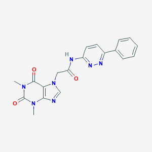 1,2,3,6-Tetrahydro-1,3-dimethyl-2,6-dioxo-N-(6-phenyl-3-pyridazinyl)-7H-purine-7-acetamideͼƬ