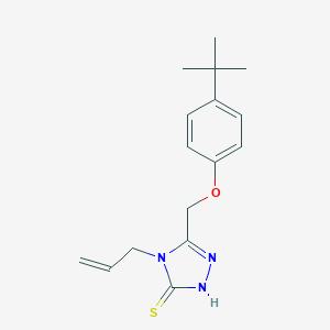 5-[(4-tert-butylphenoxy)methyl]-4-(prop-2-en-1-yl)-4H-1,2,4-triazole-3-thiolͼƬ