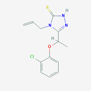 4-allyl-5-[1-(2-chlorophenoxy)ethyl]-4H-1,2,4-triazole-3-thiolͼƬ