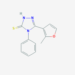 5-(2-methyl-3-furyl)-4-phenyl-4H-1,2,4-triazole-3-thiolͼƬ