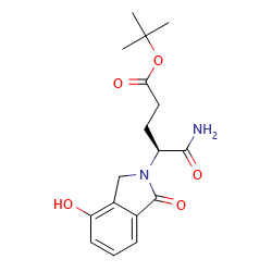 tert-butyl(4S)-4-carbamoyl-4-(4-hydroxy-1-oxo-2,3-dihydro-1H-isoindol-2-yl)butanoateͼƬ