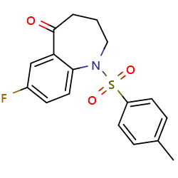 7-fluoro-1-(4-methylbenzenesulfonyl)-2,3,4,5-tetrahydro-1H-1-benzazepin-5-oneͼƬ