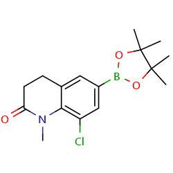 8-chloro-1-methyl-6-(4,4,5,5-tetramethyl-[1,3,2]dioxaborolan-2-yl)-3,4-dihydro-1h-quinolin-2-oneͼƬ