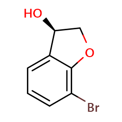 (3R)-7-bromo-2,3-dihydro-1-benzofuran-3-olͼƬ