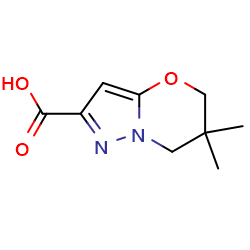 6,6-dimethyl-5H,6H,7H-pyrazolo[3,2-b][1,3]oxazine-2-carboxylicacidͼƬ