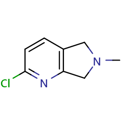 2-chloro-6-methyl-5H,6H,7H-pyrrolo[3,4-b]pyridineͼƬ