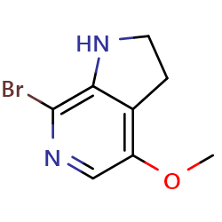 7-bromo-4-methoxy-1H,2H,3H-pyrrolo[2,3-c]pyridineͼƬ