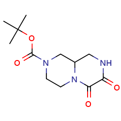 tert-butyl6,7-dioxo-octahydro-1H-[1,4]diazino[1,2-a]pyrazine-2-carboxylateͼƬ