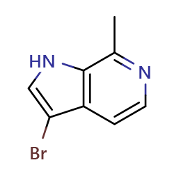 3-bromo-7-methyl-1H-pyrrolo[2,3-c]pyridineͼƬ