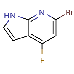 6-bromo-4-fluoro-1H-pyrrolo[2,3-b]pyridineͼƬ