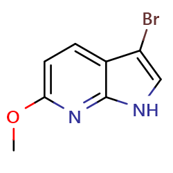 3-bromo-6-methoxy-1H-pyrrolo[2,3-b]pyridineͼƬ