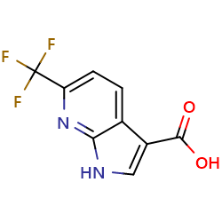 6-(trifluoromethyl)-1H-pyrrolo[2,3-b]pyridine-3-carboxylicacidͼƬ