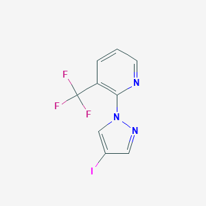 2-(4-Iodopyrazol-1-yl)-3-trifluoromethylpyridineͼƬ