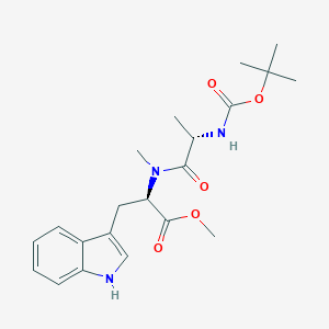 N-[(1,1-Dimethylethoxy)carbonyl]-L-alanyl-N-methyl-D-tryptophan Methyl EsterͼƬ