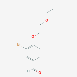 3-Bromo-4-(2-ethoxyethoxy)benzaldehydeͼƬ