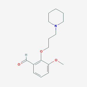 3-Methoxy-2-(3-piperidin-1-yl-propoxy)-benzaldehydeͼƬ