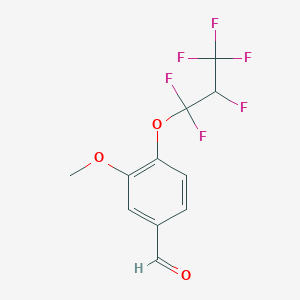 4-(1,1,2,3,3,3-hexafluoropropoxy)-3-methoxybenzaldehydeͼƬ