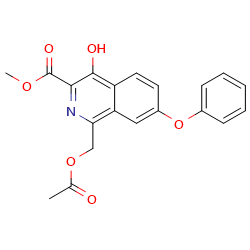 methyl1-[(acetyloxy)methyl]-4-hydroxy-7-phenoxyisoquinoline-3-carboxylateͼƬ