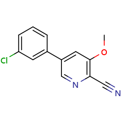 5-(3-chlorophenyl)-3-methoxypyridine-2-carbonitrileͼƬ