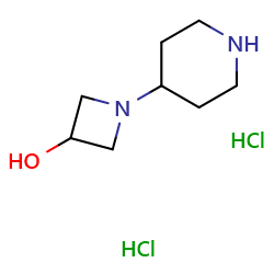 1-(4-piperidyl)azetidin-3-oldihydrochlorideͼƬ