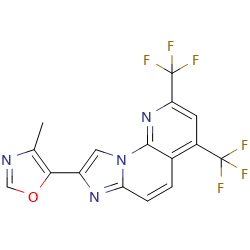 5-[2,4-bis(trifluoromethyl)imidazo[1,2-a]1,8-naphthyridin-8-yl]-4-methyl-1,3-oxazoleͼƬ