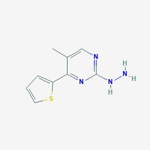 2-hydrazino-5-methyl-4-(2-thienyl)pyrimidineͼƬ