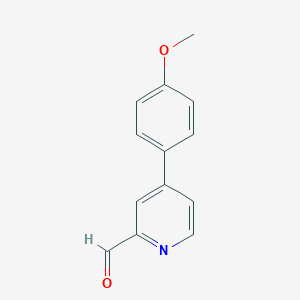 4-(4-Methoxyphenyl)pyridine-2-carbaldehydeͼƬ