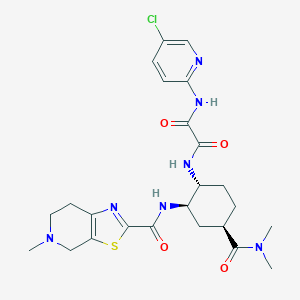 N1-(5-chloropyridin-2-yl)-N2-((1R,2R,4R)-4-(dimethylcarbamoyl)-2-(5-methyl-4,5,6,7-tetrahydrothiazolo[5,4-c]pyridine-2-carboxamido)cyclohexyl)oxalamideͼƬ