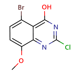 5-bromo-2-chloro-8-methoxy-quinazolin-4-olͼƬ