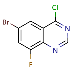 6-bromo-4-chloro-8-fluoro-quinazolineͼƬ