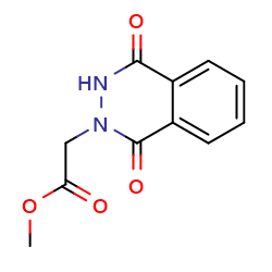 methyl2-(1,4-dioxo-1,2,3,4-tetrahydrophthalazin-2-yl)acetateͼƬ