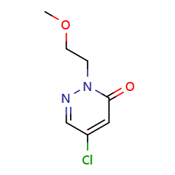 5-chloro-2-(2-methoxyethyl)pyridazin-3(2H)-oneͼƬ