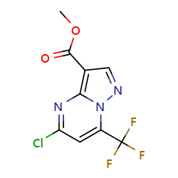 methyl5-chloro-7-(trifluoromethyl)pyrazolo[1,5-a]pyrimidine-3-carboxylateͼƬ