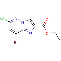 ethyl8-bromo-6-chloroimidazo[1,2-b]pyridazine-2-carboxylateͼƬ