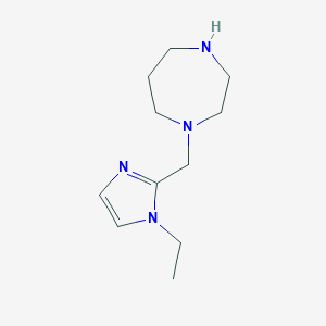 1-[(1-ethyl-1H-imidazol-2-yl)methyl]-1,4-diazepaneͼƬ