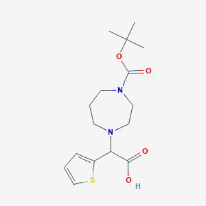 1-Boc-4-(carboxythiophen-2-yl-methyl)-[1,4]diazepaneͼƬ