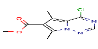 methyl4-chloro-5,7-dimethylpyrrolo[2,1-f][1,2,4]triazine-6-carboxylateͼƬ