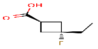 trans-3-ethyl-3-fluorocyclobutane-1-carboxylicacidͼƬ