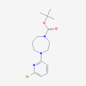 tert-Butyl 4-(6-bromopyridin-2-yl)-1,4-diazepane-1-carboxylateͼƬ